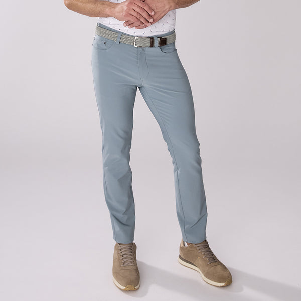 Men's 5-Pocket Stretch Golf Pant - White