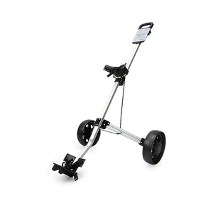 Greg Norman Two Wheels Aluminum Alloy Golf Push Carts Golf Trolley