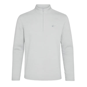 K102 Men's 1/4 Zip Mock Pullover - Shark Grey