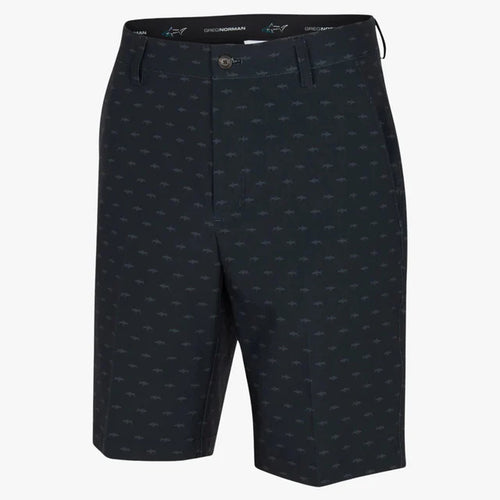 Men's Ml75 Hybrid Shark Print 9-inch Golf Short - Black