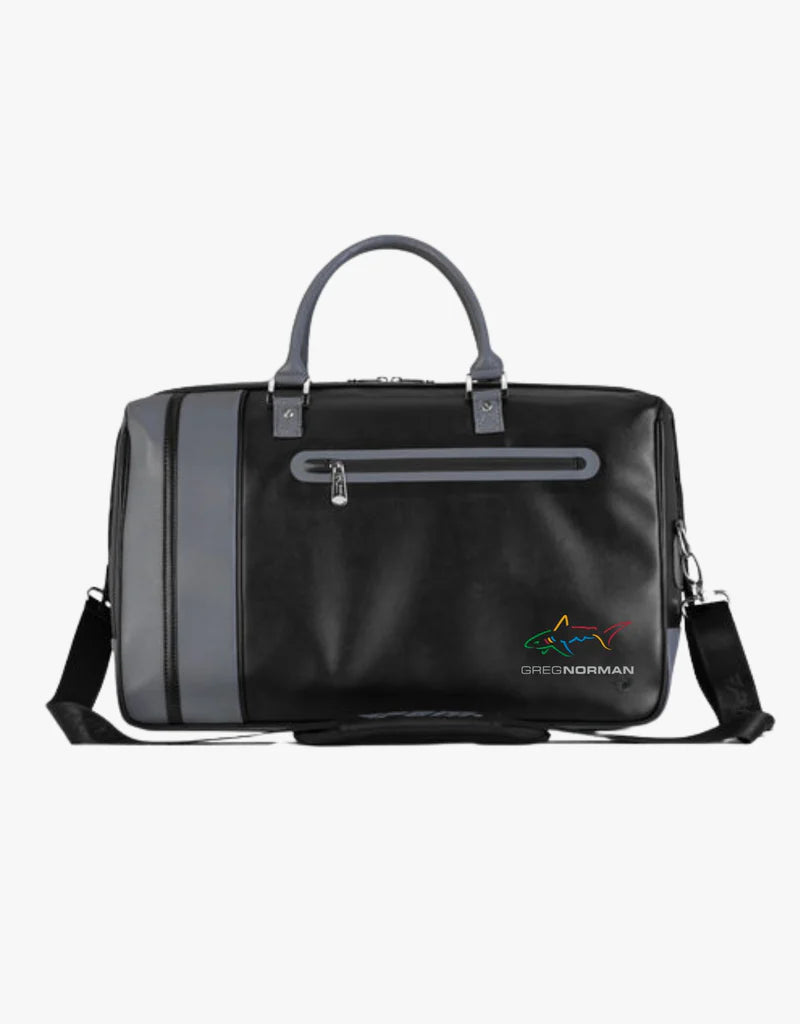 Golf Waterproof Boston Bag with shoe compartment - Black/Grey