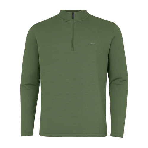 K102 Men's 1/4 Zip Mock Pullover - Ranger Green
