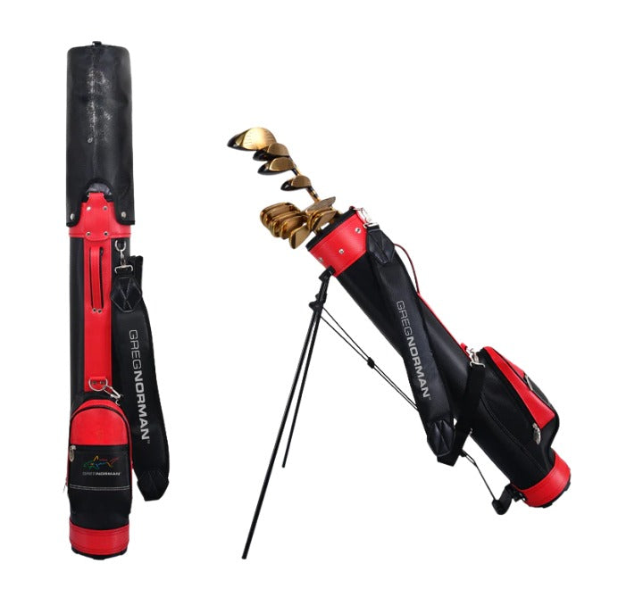 Golf Range Stand Bag (Holds Upto 9 Clubs) - Red