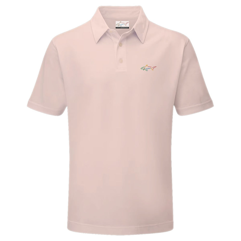 Junior's Stretchable Solid Golf Polo - Pink