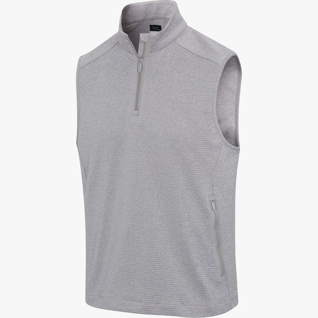 Match Play Grey Golf Vest – Stretch, UPF 50+ Comfort