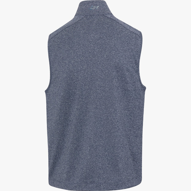 Match Play Blue Golf Vest – Stretch, UPF 50+ Comfort