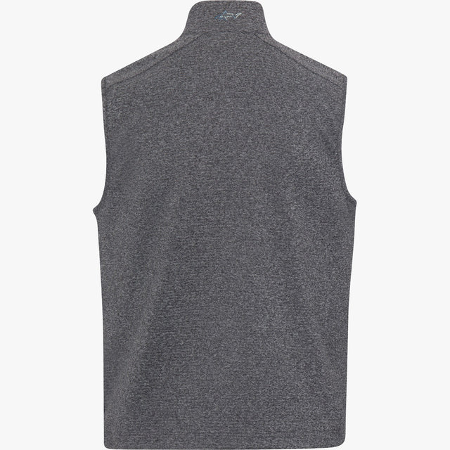 Match Play Black Golf Vest – Stretch, UPF 50+ Comfort
