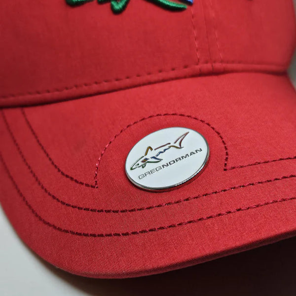 Premium Golf Cap with Marker - Red