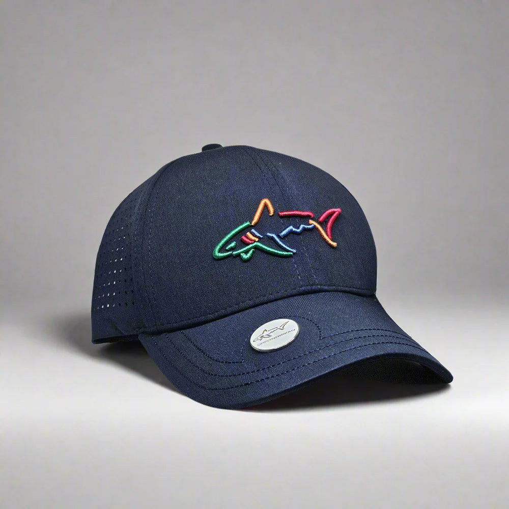 Premium Golf Cap with Marker - Navy