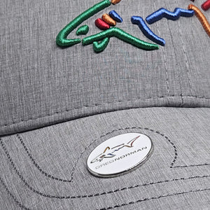 Premium Golf Cap with Marker - Grey