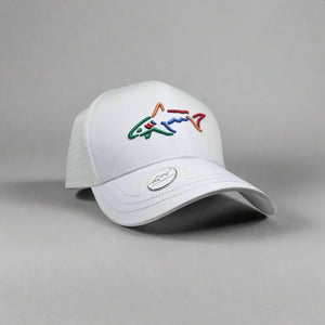 Premium Golf Cap with Marker - White