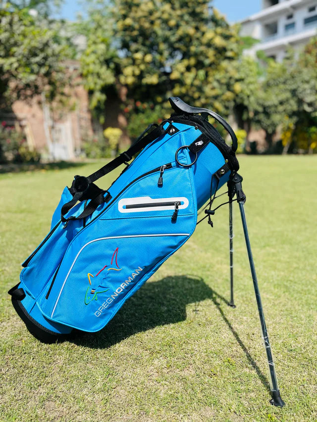 Greg Norman 14 Way Divider Golf Stand Bag - Lt Blue