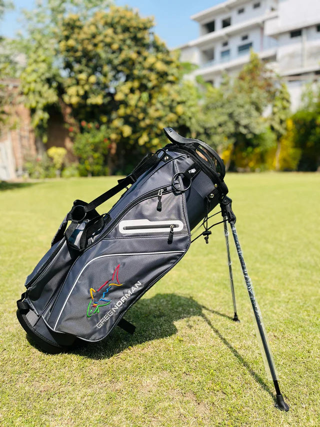 Greg Norman 14 Way Divider Golf Stand Bag - DK Grey