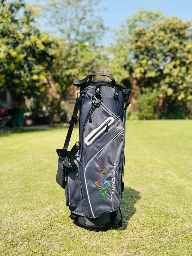Greg Norman 14 Way Divider Golf Stand Bag - DK Grey