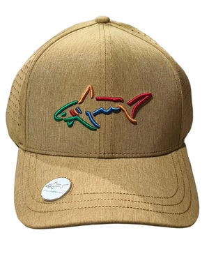 Premium Golf Cap with Marker - Rust