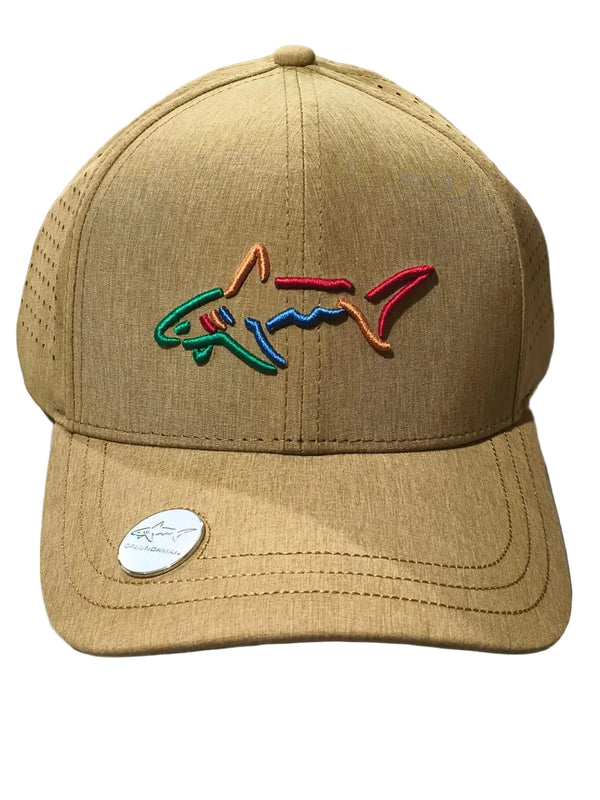 Premium Golf Cap with Marker - Rust