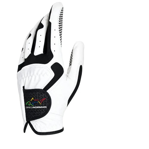Greg Norman Men’s Compression-Fit Golf Gloves - Left Hand