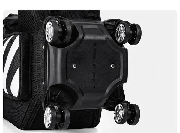 Golf Premium Fullest Cart Bag With Wheels with Hardcase on Top
