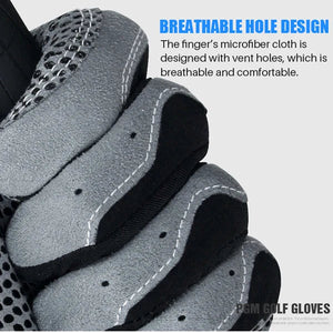 Greg Norman Men’s Compression-Fit Golf Gloves - Pack of 2(left Hand)