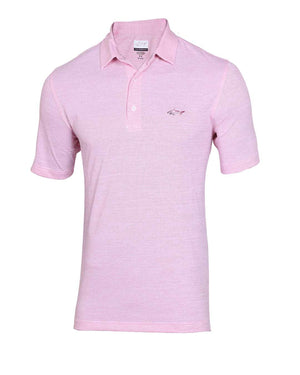 Men's Waveline Golf Polo - Birght Fusia