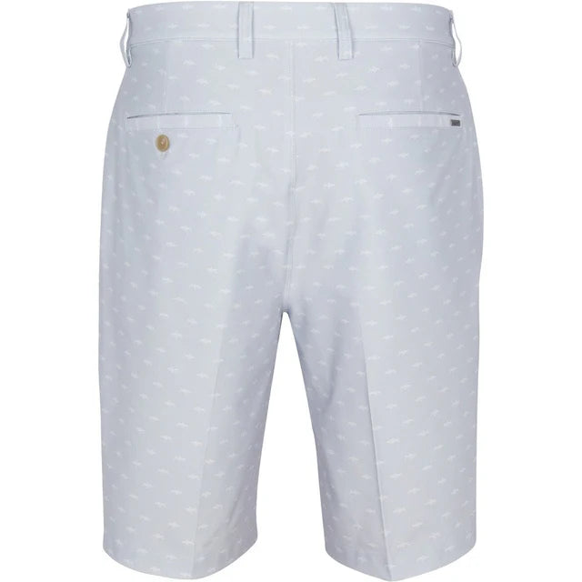 Ml75 Hybrid Shark Print 9-inch Short - Shark Grey