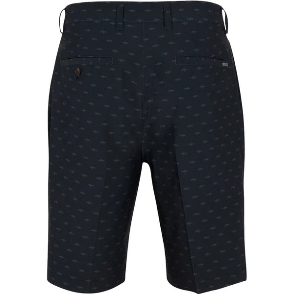 Men's Ml75 Hybrid Shark Print 9-inch Golf Short - Black
