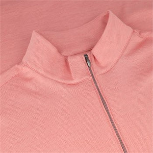 Clubhouse 1/4 Zip Herbal Coral Golf Pullover – Athletic Fit, Moisture-Wicking Comfort