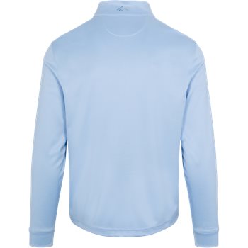 Clubhouse 1/4 Zip Blue Heather Golf Pullover – Athletic Fit, Moisture-Wicking Comfort