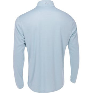 Clubhouse 1/4 Zip Aqua Heather Pullover – Athletic Fit, Moisture-Wicking Comfort