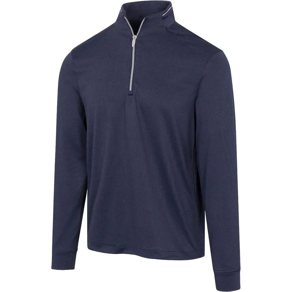 K060 Leadboard Golf 1/4 Zip Golf Pullover - Navy Heather