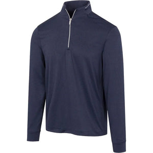 K060 Leadboard Golf 1/4 Zip Golf Pullover - Navy Heather
