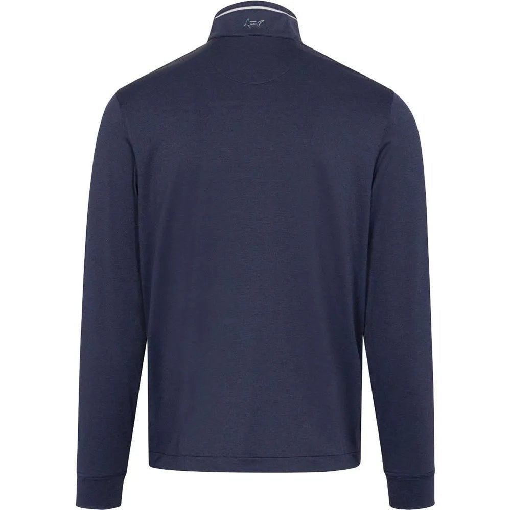 K060 Leadboard Golf 1/4 Zip Golf Pullover - Navy Heather