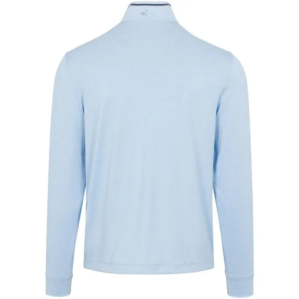 K060 Leaderboard Golf 1/4 Zip Golf Pullover - Cloud Heather