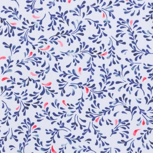 ML75 Stretch Ocean Floral Golf Polo - White