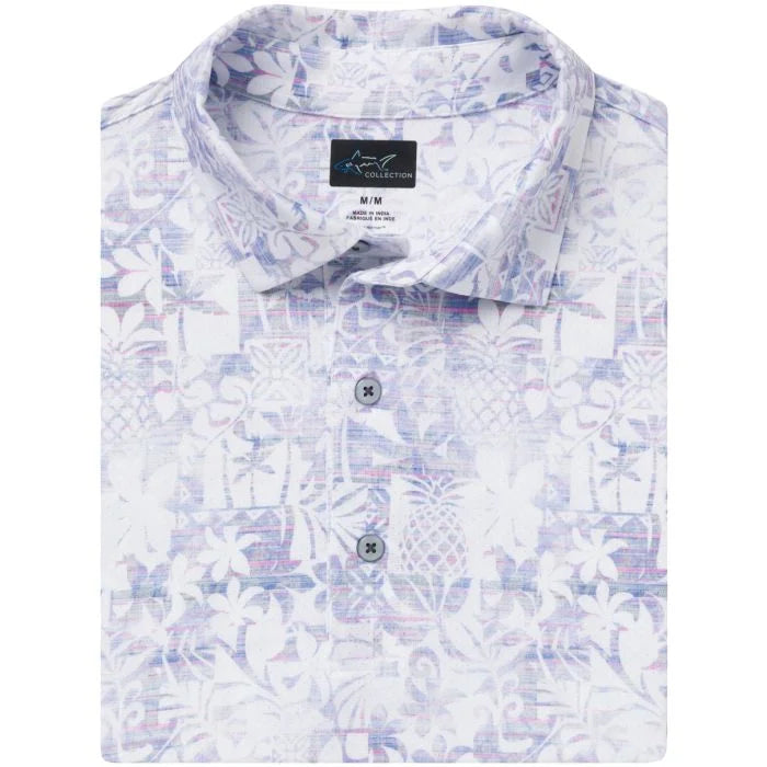 ML75 Stretch Pina Fiesta Mesh Golf Polo