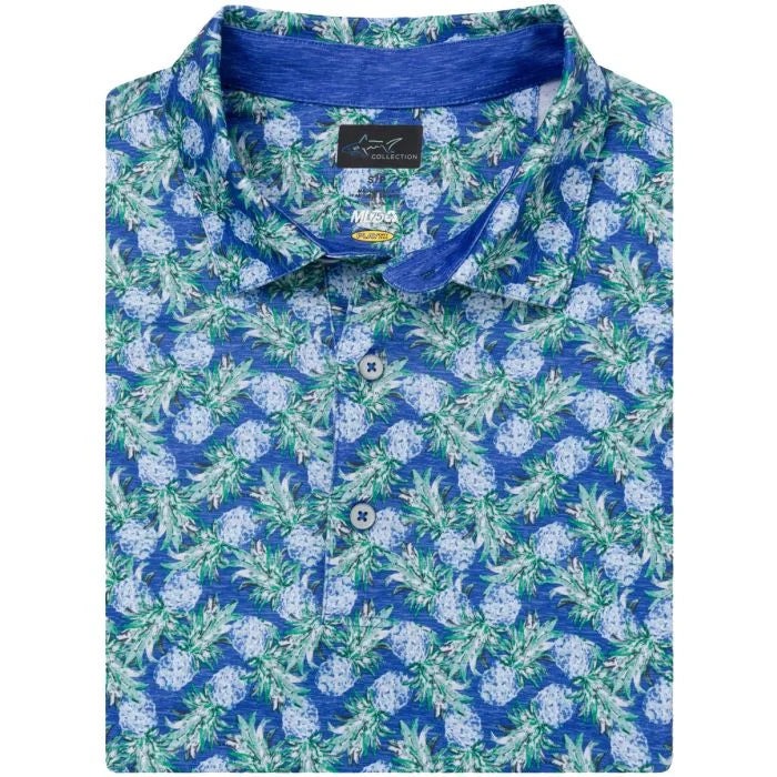 ML75 Stretch Mesh Pina Polo - Deep Blue