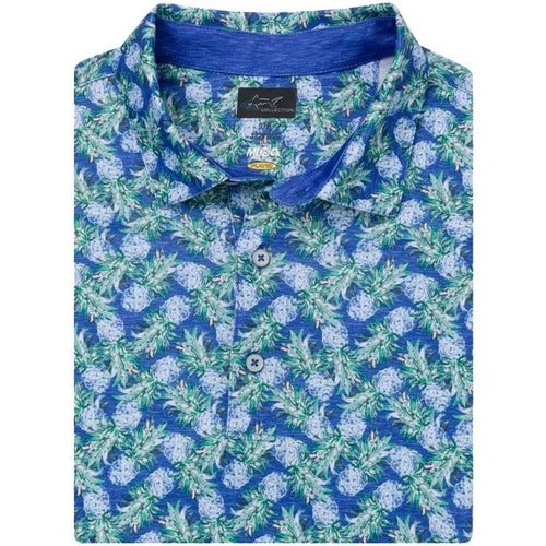 ML75 Stretch Mesh Pina Polo - Deep Blue