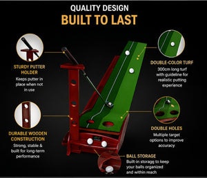 Wooden Golf Indoor Putting