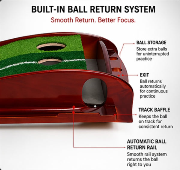 Wooden Golf Indoor Putting