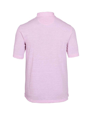 Men's Waveline Golf Polo - Birght Fusia