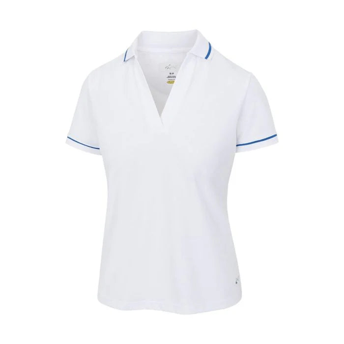 Women's Downswing Pique Polo - White